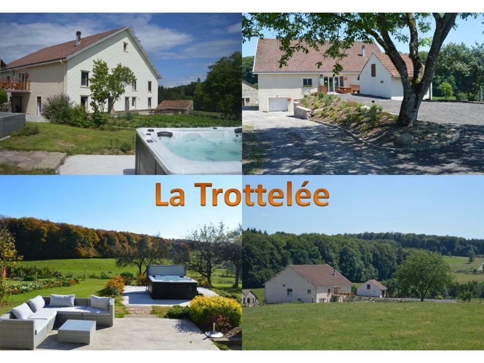 Chambres Et Table D'Hotes La Trottelee ベルフォンテーヌ エクステリア 写真