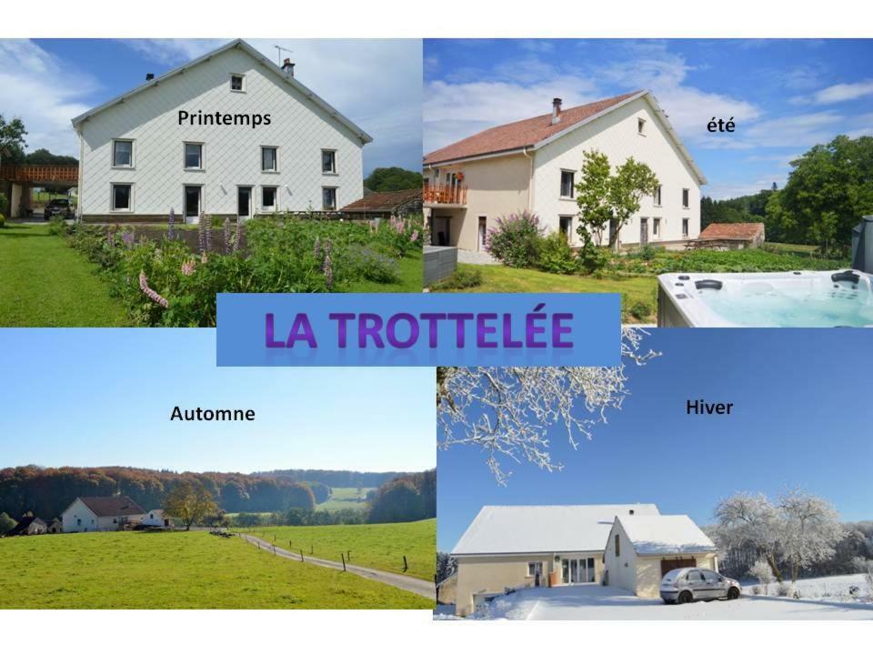 Chambres Et Table D'Hotes La Trottelee ベルフォンテーヌ エクステリア 写真